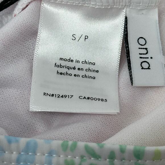 Onia Rainbow Leopard Print One Piece Swimsuit One Shoulder NWT - Picture 8 of 8